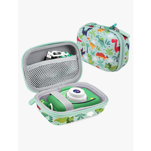 Leayjeen Kids Camera Case Compatible with Goopow/Mgaolo/HOOMOON/Hangrui Kids Camera Toys and Children Digital Video Camcorder Camera,Best Christmas and birthday gifts -Green Dinosaur(Case Only)