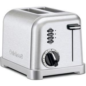 Cuisinart CPT-160 Metal Classic 2-Slice Toaster, Brushed Stainless
