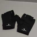 ATERCEL Workout Gloves for Men and Women, Exercise Gloves for Weight Lifting, Cycling, Gym, Training, Breathable and Snug fit (Black)