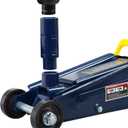 Big RED AT83006UR Torin Hydraulic Trolley Service/Floor Jack with Extra Saddle (Fits: SUVs and Extended Height Trucks), 3 Ton (6,000 lb), Blue/Silver