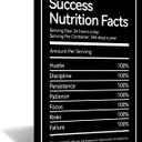 Success Nutrition Facts Motivational Wall Art Home Decor Inspirational Entrepreneur Quotes Canvas Posters Inspiring Positive Sign Prints Artwork for Living Room Office Ready to Hang [24" Wx36 H]