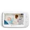 Motorola Nursery VM75 2-Camera Video Baby Monitor, 1000ft Range no WiFi 2.4 GHz Wireless, 5" Screen, 2-Way Audio, Pan/Tilt/Zoom, Room Temp, Lullabies, Night Vision
