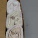 KeaBabies 3-Pack Organic Baby Swaddle Sleep Sacks - Swaddles for Newborns, Infant 0-3 Months, Baby Girls, Boys, Soft & Snug Newborn Sleep Sack, Nursery Swaddling Blankets (Nibbles/Bruce)