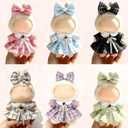 5 x Clothes for LABUBU 17cm Doll (NO Doll), Outfit for LABUBU, Dress and Hairpin Set for LABUBU Dress Up, Fashion and Premium Dolls Accessories for LABUBU (Style P)