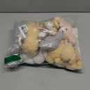 16 Pcs Mini Plush Bunny, 4.72 Inch Stuffed Bunny Doll Gift, Bulk Tiny Soft Animals Toys with Bow Tie for Graduation Birthday Baby Shower Favors Wedding Party Keychain Bag Charm