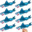 ArtCreativity Foam Flying Shark Gliders, Set of 24, Lightweight Glider Planes for Boys & Girls, Individually Packed Flying Airplanes, Fun Birthday Party Favors, Goodie Bag Fillers for Kids