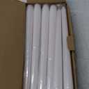 12 Pack White 10-Inch Taper Candles, Unscented & Smokeless Dripless Candlesticks 7-8H Long Burn Time - Paraffin Wax Ideal for Wedding, Holiday, Dinner Table, Home Decor, Parties, Christmas