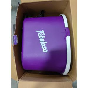 Fabuloso Spin Mop and Bucket, Hands-Free Wringing Spin Bucket | Machine Washable and Replaceable Microfiber Mop Head, Adjustable Mop Pole Length | Clean Your Floors with Ease
meter