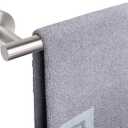 NearMoon Hand Towel Holder/Towel Ring, Thicken Stainless Steel Hand Towel Bar for Bathroom, Rustproof Wall Mounted Towel Rack, Contemporary Style Bath Accessories, 9 Inch (1 Pack, Brushed Nickel)