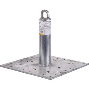 Guardian 00645 Galvanized Steel Post Anchor 12 Inches Tall 5000 lb Minimum Breaking Stregth OSHA and ANSI Compliant