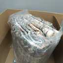 RELEANY Area Rugs 8'x10' Washable Non-Slip, Floral Vintage Distress Print Pattern Medallion Carpet for Living Room Bedroom Dining Room, Brick Red Rust Neutral Brown Burnt Orange Green