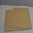 LonlyEagle Trifold Poster Board, 24" x 16", 3-Pack, White Corrugated Project Boards for Science Fairs, School Projects, Event Displays