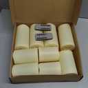 Enido 9pcs Flameless Flicking LED Candles with Remote, Battery Operated Outdoor Waterproof Candles, Electric Candle for Dining Tables and Fireplaces