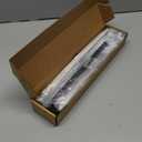 KNOBWELL 6 Pack Black Cabinet Pulls 12-3/5 inch Bathroom Cabinet Handles Long Stainless Steel Kitchen Cupboard Handles 12-3/5" Hole Spacing, 13" Overall Length