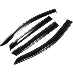 Window Deflectors for Kia Sorento 2016-2020 Vent Visors Black Rain Guards Reinforced Acrylic 4 Pcs