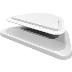 Adjustable Magnetic Tilt Alexa Show Stand Mount for Shw 5 3rd gen, Smart Display Stand Holder with 360 Degree Rotation, Swivel, Anti-Slip Base, Compatible with Cellphones (White)