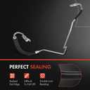A-Premium Power Steering Pressure Hose Line Assembly Compatible with Infiniti G35 Nissan 350Z 2003 2004 2005 2006, 3.5L, with O-ring & Washer, Pump To Gear