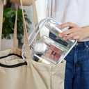 3 x PACKISM TSA Approved Toiletry Bag - Clear Makeup Bag 3 Pack Medium, Metal Smooth Zipper Quart Size Bag for 3-1-1 Liquids, Travel Makeup Bag for Women Men, Airport Airline Compliant Bag, White