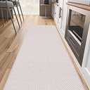 Color&Geometry Anti Fatigue Cushion Kitchen Mat for Floor -24"x59",Wide,Easy Clean, Water & Oil Proof, Anti Slip, Foam Rubber Runner Rug for Front Sink Comfort Standing,Floral White