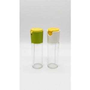 FLAIROSOL OLIVIA Oil Sprayer for Cooking, 2 Pack Green Glass Olive Oil Sprayer, 200ML Oil Dispenser for Kitchen, Continuous Oil Spray Bottle with Portion Control for Air Fryer, Salad, BBQ