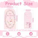 2PCS One Silly Goose Arch Backdrop Cover for Girl One Silly Goose 1st Birthday Decor 6ft 7.2ft Stretchy Spandex Pink Gingham One Silly Goose Arch Backdrop Stand Cover for Girl First Birthday Supplies