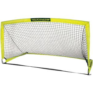 Franklin Sports Blackhawk Backyard Soccer Goal - Portable Pop Up Soccer Nets - Youth + Adult Folding Indoor + Outdoor Goals - Multiple Sizes + Colors - Perfect for Games + Practice (Optic Yellow)