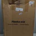 Hanke 24 Inch Expandable Checked Luggage Lightweight PC Hard Case Luggage Suitcases with Wheels TSA Luggage Rolling Large Suitcase Travel Luggage Bag for Go to University(Burgundy)