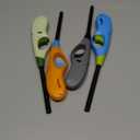 4 Pack Lighter Refillable Butane Lighters, Candle Lighters for Candle Camping Fireplace Party BBQ Grill(No Fuel)