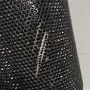 40oz Tumbler with Handle-Glitter Rhinestones Tumbler Bling Cups Stainless Steel Water Bottle Diamond Studded Tumbler for Women-Birthday Gifts for Women, Mom, Wife, Girlfriend (40 oz, Black)