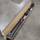 VIVOSUN Outdoor Handrail, 6-7 Step Stair Handrail, 83" x 36" Fits 1 to 7 Steps, Wrought Mattle Iron Handrail for Concrete Steps, Porch Steps, Black, HR-0004