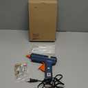 Full Size Hot Glue , 150 Watts with 6 Copper Nozzles Temperature Adjustable Craft Repair Tool Professional Melting Glue DIY Thermo Tool Include 5Pcs Highly Viscous Glue Sticks Luxury Set