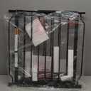 29"-40" Baby Gate for Stairs, Auto Close Stroller Friendly Dog Gate Indoor for Doorways, Pressure Mounted Baby Gate, Easy Walk Through Gate for Children & Pets, Black (29-40"Wide, 28"Tall)