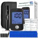 TD-4125 Superior to Most Blood Glucose Monitor Kit-No Coding, 100 Test Strips &Lancets, Accurate&Easy to Use, Larger Backlight Screen, Patented 2+2 Bio-Tech,Diabetes Testing Kit for Seniors, Best By 06, 2026