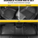 Floor Mats & Cargo Liner Fit for Honda CRV 2023-2025 2026 All Models (Include Hybrid) - Custom Fit All Weather Floor Liners & Trunk Mat (Upper Deck) 2025 CR-V Accessories Full Set Car Mats