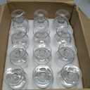 Vintage Wine Glasses Set of 12, 8 oz Origami Style Glass Water Goblets, Unique Embossed Pattern Stemmed Cocktail Glasses, Classic Goblet Party Glasses, Wine Glasses Goblets for Daily Use