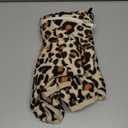 ROZKITCH Dog Pajamas Fleece, Pet Windproof Warm Cold Weather Jacket Vest with Luminous Zipper, Jumpsuit Apparel Outfit Clothes for Medium Dog Brown 