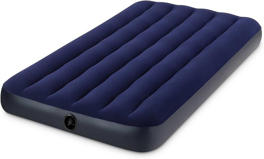 Inflatable Mattress Black and Blue 3'x5'