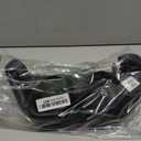 Leather Fanny Pack Mens Genuine Leather Waist Bag Sport Travel Hiking (Black)