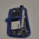 Fine Mesh Pool Net & Brush Head Combo - Sturdy Skimmer with 17.5" Professional Brushes for Pool Wall Cleaning