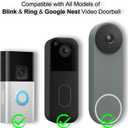 Smart Wireless Doorbell Chime, Compatible with Ring & Blink & Google Nest Video Doorbell, No Wiring, No Range Limits, 5 Volumes, 32 Chimes, Easy Setup