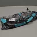 Snorkeling Gear for Adults Youth Kids, Dry Snorkel Set Panoramic View Enhanced Anti-Leak and Anti-Fog Technology, Adjustable Strap for Snorkeling Scuba Diving Swimming with Mesh Bag  