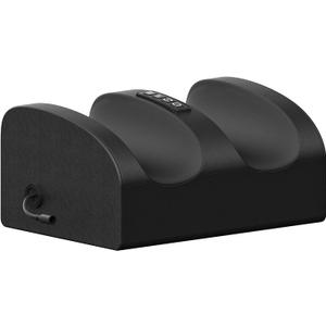 Foot Massager Machine with Heat, Foot and Calf Massager with Massage Roller, Feet Massager Machine, Pain Relief, Promotes Blood Circulation, Gifts for Women, Men, Mom, Dad (Black 1)