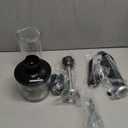 Bonsenkitchen 4-in-1 Immersion Blender Handheld, 20 Speeds Hand Blender with Turbo Mode, Stainless Steel Blade, Egg Whisk, Beaker & Chopper Bowl, Stick Mixer for Soup, Smoothie, Puree, Baby Food