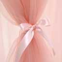 Kids Bed Canopy,Princess Hanging Mosquito Net for Baby Crib Nook Castle Nursery for Kid's Room Decor,Pink