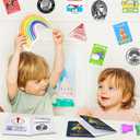 110 Pcs Blank Passport Notebook Fake Passport Books for Kids Travel Journal 4 x 5.5Inch Blank Passport Notebook World Travel Pretend Activity Classroom School Projects Theme Party Favors