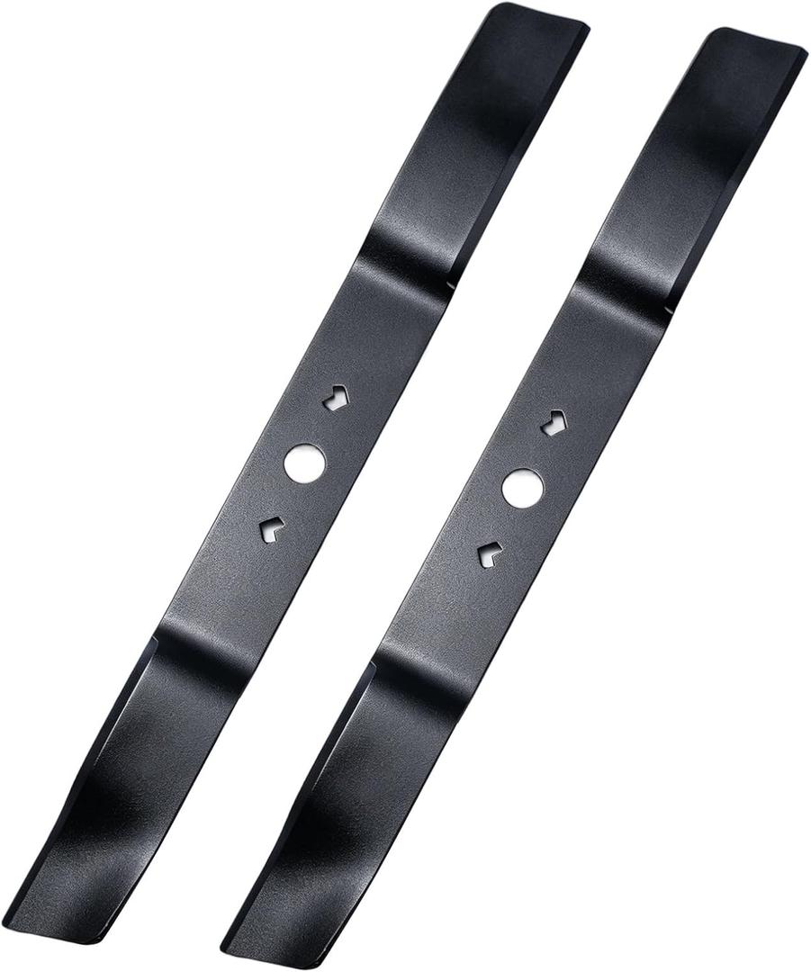 21 Inch Mower Blade, 2 Pack Lawn Mower Blade Compatible with Greenworks 21 inch Mower Blade, Fits MO40L03,MO48L4422,MO40L4413,C3208101 Lawn Mower, Heavy Duty Sharp Replacement Blade