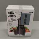 Juicer Machines with 5.8" Large Feed Chute, Cold Press Juicer for Whole Vegetables and Fruits 400W, Slow Masticating juicer Easy to Clean Juice Extractor Machine High Juice Yield (Titanium Gray)