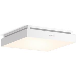 KOHLER Atmo Bathroom Exhaust Fan With Light, Ceiling Vent for Bathroom, 13-7/8" X 13-7/8"