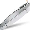 Exterior Chrome Door Handle Rear Left Driver Side Compatible with 2007-2014 Chevy Silverado Suburban Avalanche Tahoe, GMC Sierra Yukon, Cadillac Escalade Replace 15915659, 20954849, 22738725, 25890289