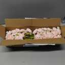 Alupssuc 30Pcs Ranunculus Artificial Flowers Faux Silk Mini Ranunculus, Spring Flowers Artificial Indoor for DIY Bouquets, Bulk Fake Wedding Filler Flowers for Bride Shower Decorations, Shabby Blush